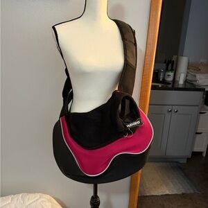 Pink and Black Women's Bag